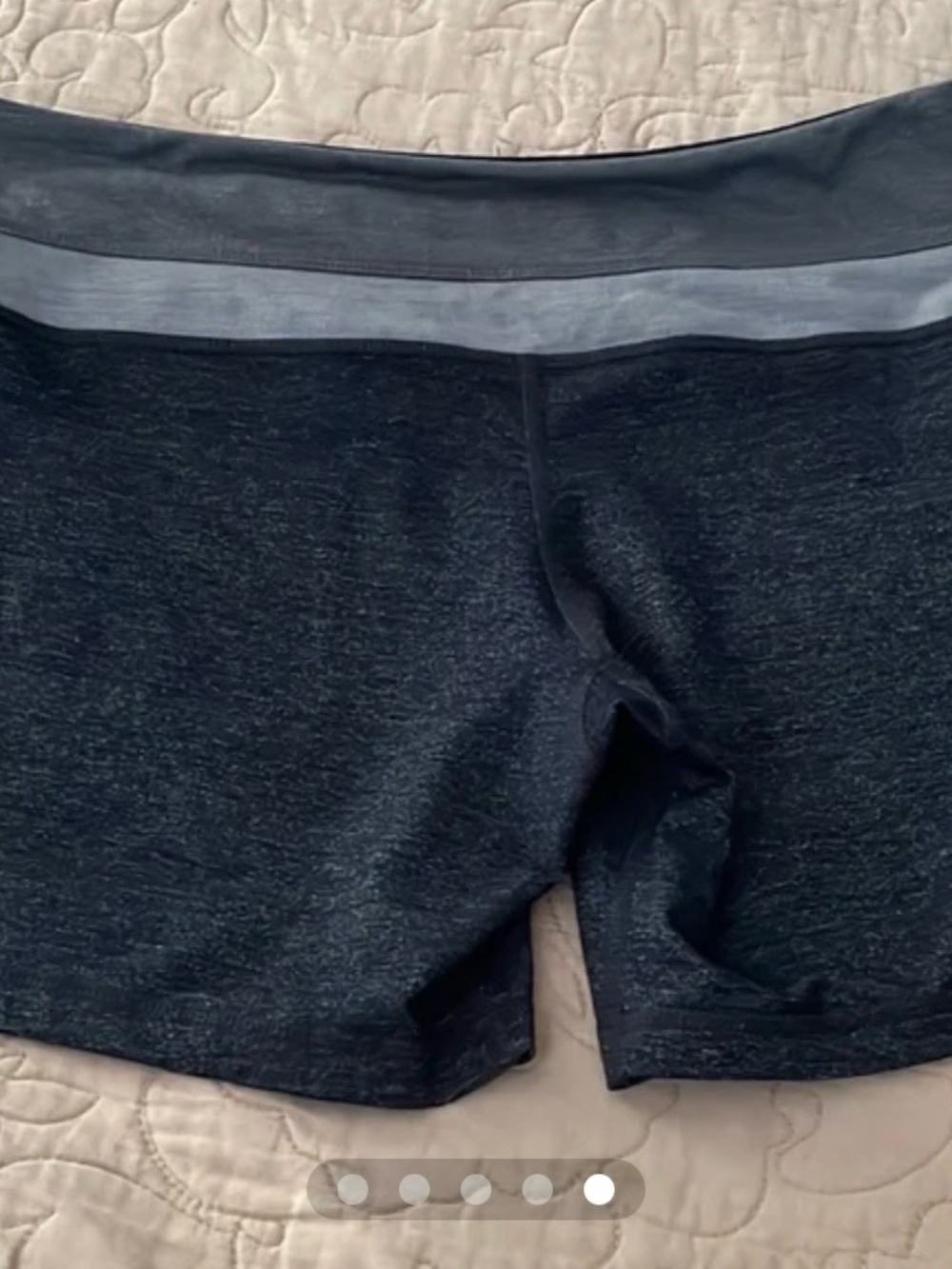 lululemon athletica Heathered Charcoal Athletic Shorts